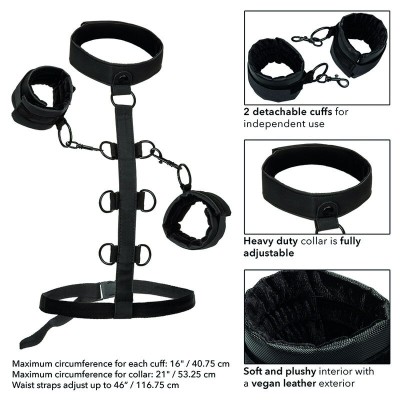 Collar Body Restraint Boundless CalExotics Black Collar Body Restraint Boundless CalExotics Black