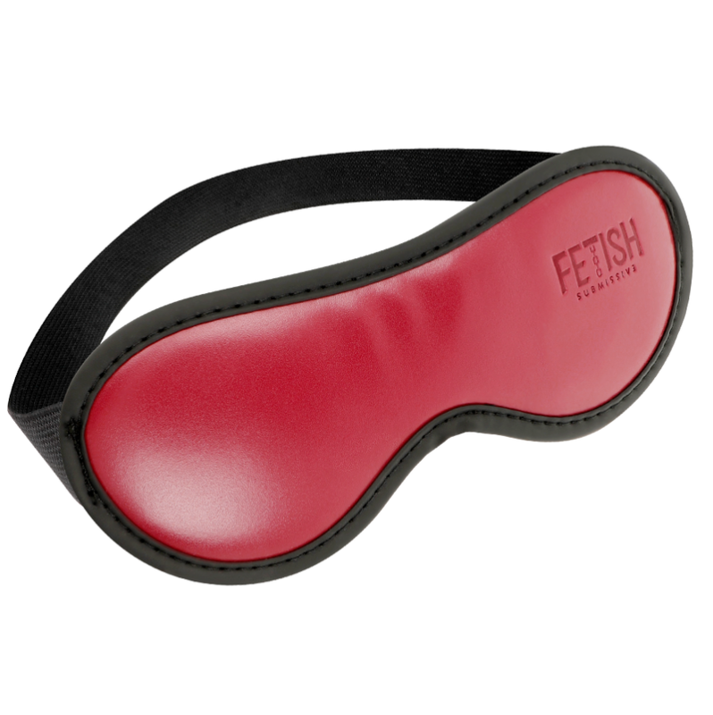 Leather Eye Mask Fetish Submissive Fetish Submissive Dark Room Red