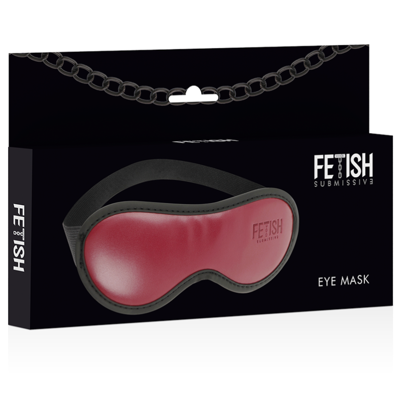 Leather Eye Mask Fetish Submissive Fetish Submissive Dark Room Red