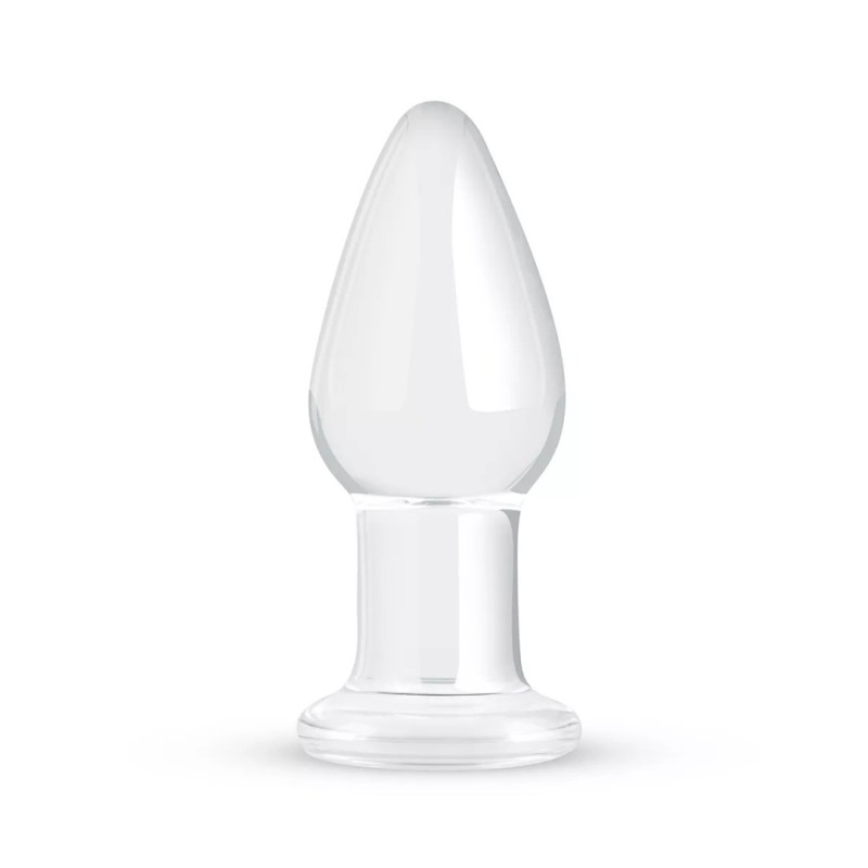 Glass Butt Plug Gildo No 24 10cm Clear Gildo Glass Butt Plug Gildo No 24 10cm Clear Non-Vibrating butt plugs