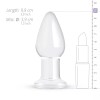 Glass Butt Plug Gildo No 24 10cm Clear Gildo Glass Butt Plug Gildo No 24 10cm Clear Non-Vibrating butt plugs