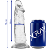 XRAY Jelly Dildo XRAY 16.5cm Διαφανές Jelly