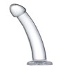 Glazed Jelly Dildo με Όρχεις Glazed 18m Διαφανές Jelly