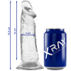 Jelly Dildo XRAY 16.5cm Clear