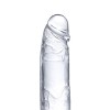Glazed Jelly Dildo με Όρχεις Glazed 18m Διαφανές Jelly