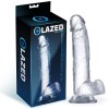 Jelly Dildo με Όρχεις Glazed 18m Διαφανές Glazed Jelly Dildo με Όρχεις Glazed 18m Διαφανές Jelly