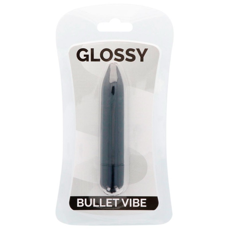 Glossy Bullet Vibrator Glossy Black Bullet