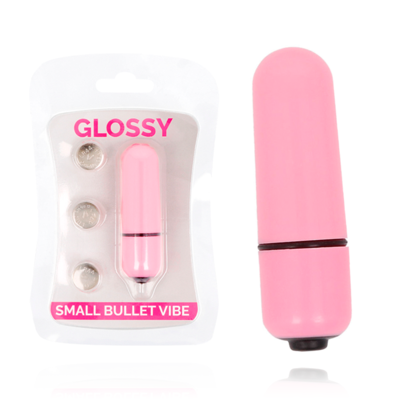 Small Bullet Vibrator Glossy Pink