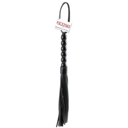 Μαστίγιο Fetish Fantasy Series Beaded Cat-o-Nine Tails Μαύρο