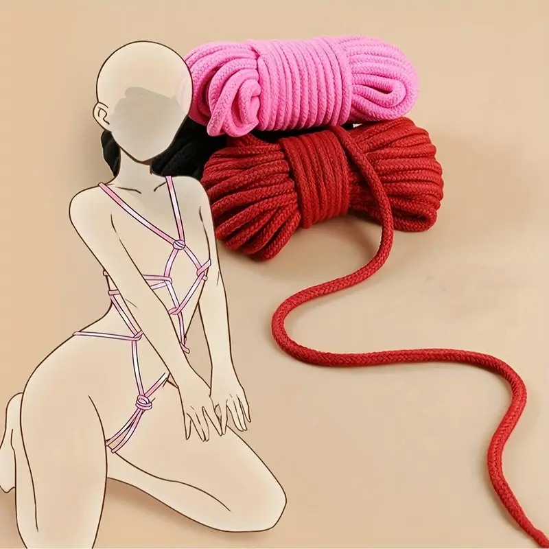 Σχοινί Bondage Love Market 10m Μαύρο