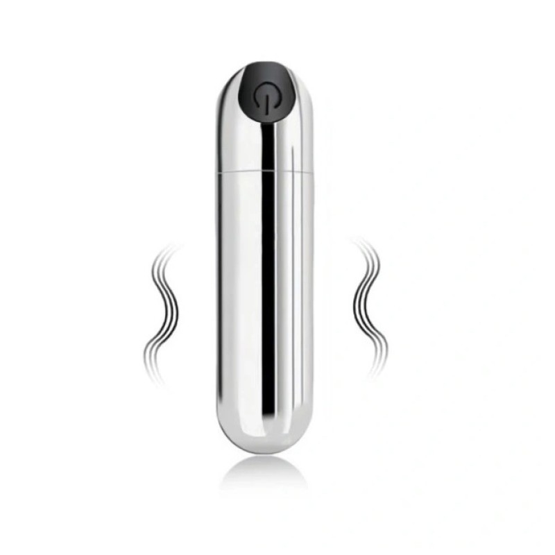 Guilty Toys Μίνι Δονητής Guilty Toys VibeX Mini Ασημί Μίνι