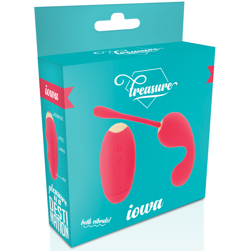 Dreamlove Vibrating G-Spot Egg With Remote Treasure Iowa Pink Vibrating Eggs