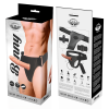Harness Attraction Κούφιο Strap-On με Δόνηση Harness Attraction Benny Μπεζ Γυναικεία Strap-On