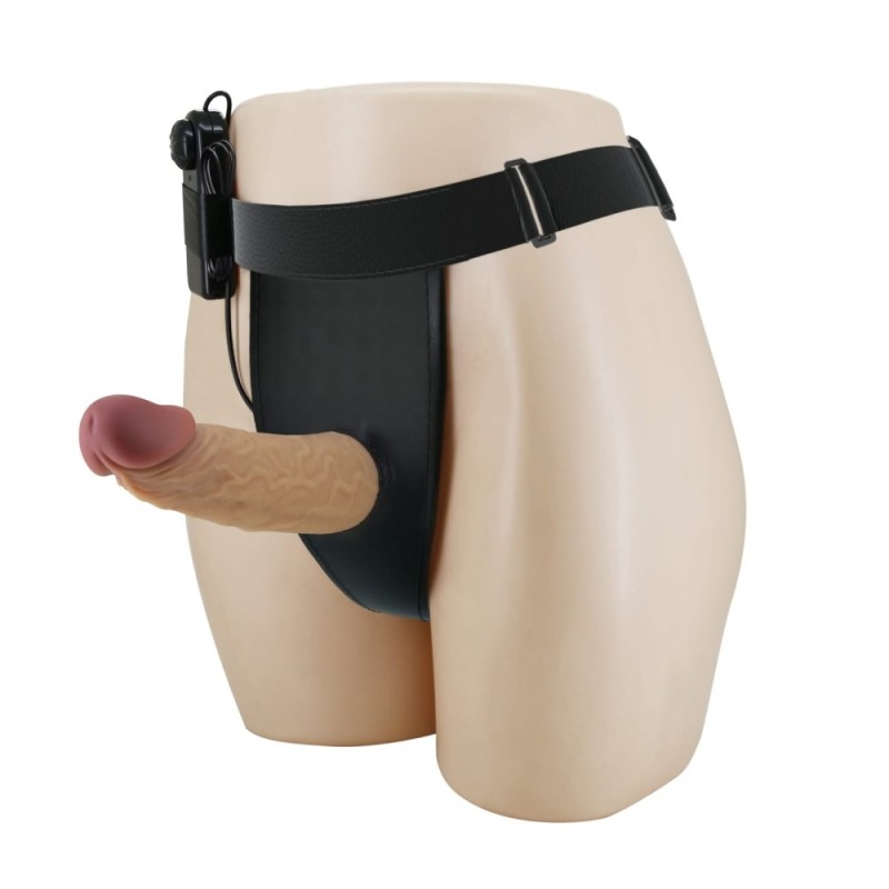 Κούφιο Strap-On με Δόνηση Pretty Love Draven Μπεζ Pretty Love Κούφιο Strap-On με Δόνηση Pretty Love Draven Μπεζ Γυναικεία Strap-On