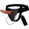 Hollow Vibrating Strap-On Harness Attraction Benny Nude