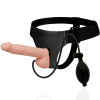 Strap-On με Φουσκωτό Dildo Harness Attraction Peter Μπεζ