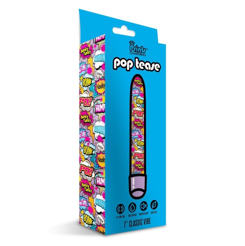 Classic Vibrator Global Novelties Pop Tease Purple