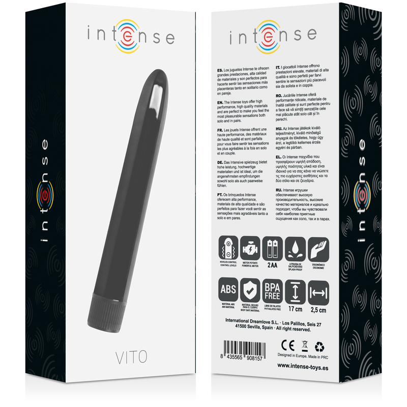 Classic Vibrator Intense Vito Black Intense Classic Vibrator Intense Vito Black Classic