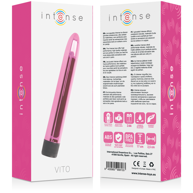 Classic Vibrator Intense Vito Pink Intense Classic Vibrator Intense Vito Pink Classic