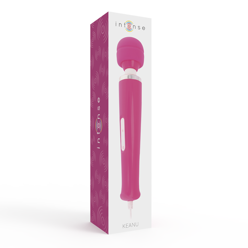 Intense Wand Vibrator Intense Keanu Vibrating Power Pink Wand