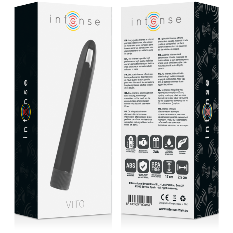 Classic Vibrator Intense Vito Black