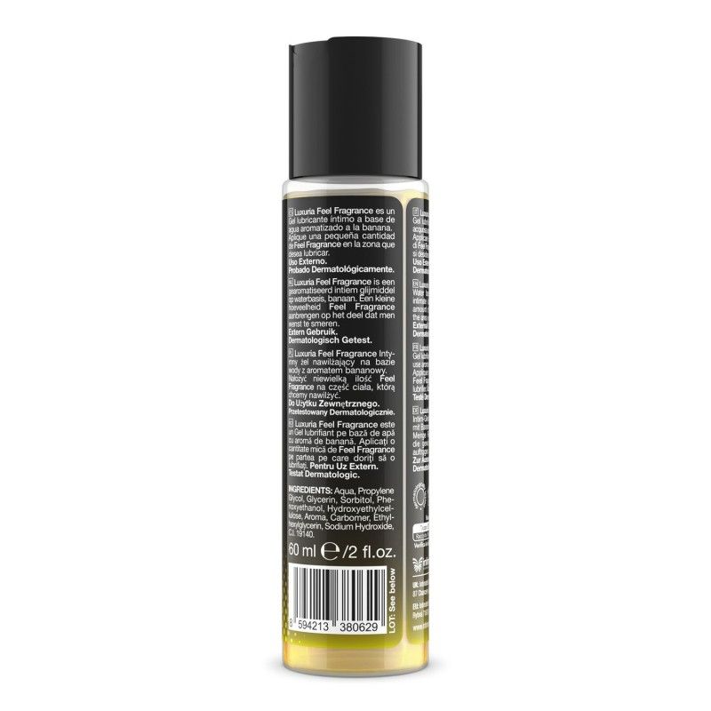 IntimateLine Water Based Lubricant Gel Luxuria Feel Banana 60ml Water Based