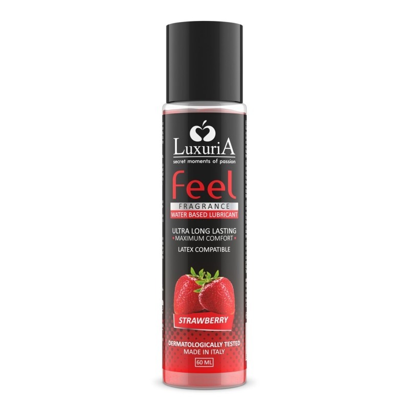 IntimateLine Λιπαντικό Νερού Με Γεύση Φράουλα Luxuria Feel 60ml Νερού