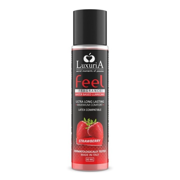 Water Based Lubricant Gel Luxuria Feel Strawberry 60ml