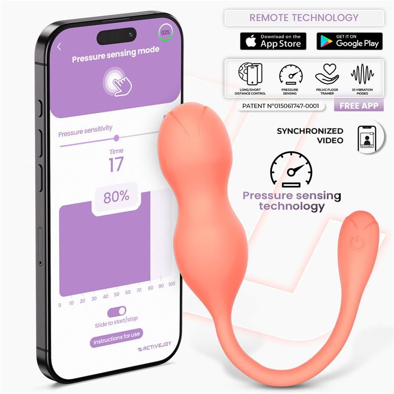 Κολπικές Μπάλες IntoYou App Series Kyra Pelvic Floor Trainer Πορτοκαλί Intoyou Κολπικές Μπάλες IntoYou App Series Kyra Pelvic Floor Trainer Πορτοκαλί Κολπικές Μπίλιες