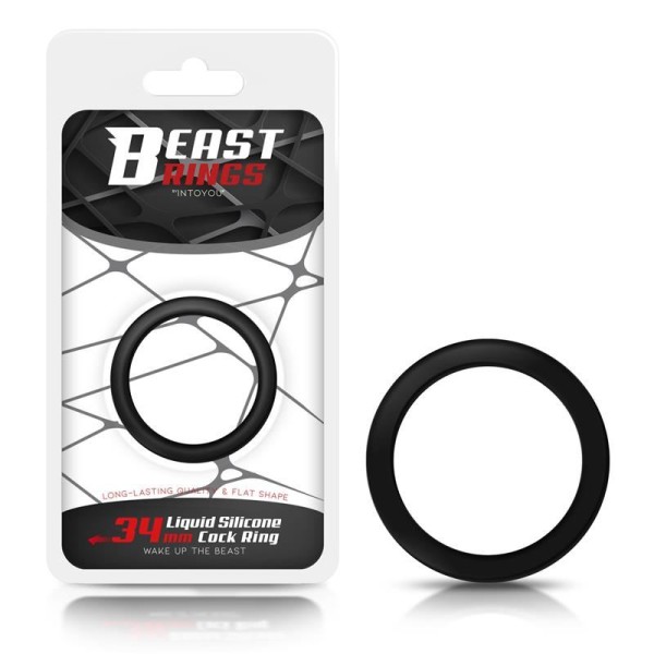 Δαχτυλίδι Πέους Intoyou Beast Rings Liquid Μαύρο