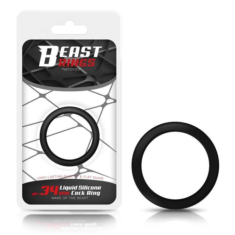 Intoyou Δαχτυλίδι Πέους Intoyou Beast Rings Liquid Μαύρο Δαχτυλίδια Πέους