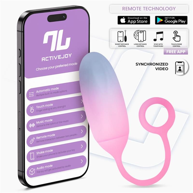 Pretty Love Δονούμενο Αυγό IntoYou App Series ActiveJoy Ροζ Δονούμενα Αυγά