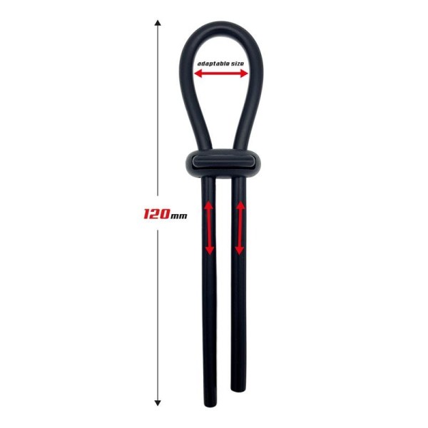 Δαχτυλίδι Πέους Intoyou Beast Rings Adjustable Lasso Μαύρο