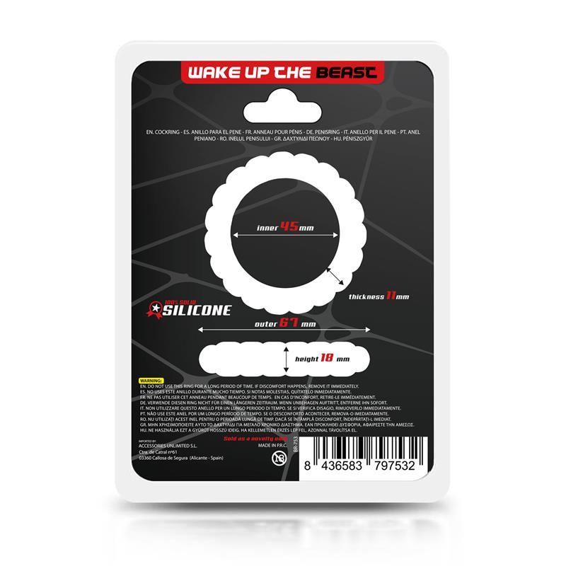 Intoyou Δαχτυλίδι Πέους Intoyou Beast Rings Solid Μαύρο Δαχτυλίδια Πέους