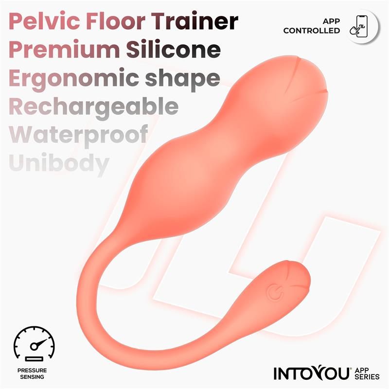 Κολπικές Μπάλες IntoYou App Series Kyra Pelvic Floor Trainer Πορτοκαλί Intoyou Κολπικές Μπάλες IntoYou App Series Kyra Pelvic Floor Trainer Πορτοκαλί Κολπικές Μπίλιες