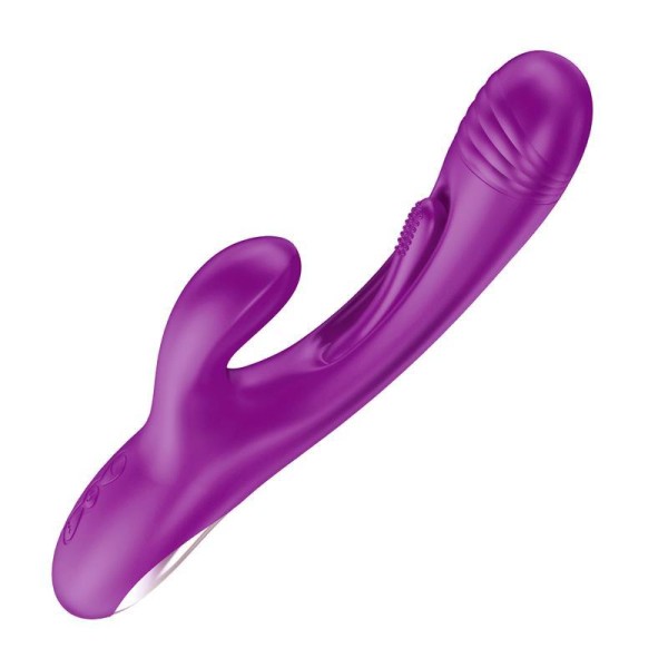 Δονητής Rabbit με Γλώσσα Intoyou Priya 3 Μοβ