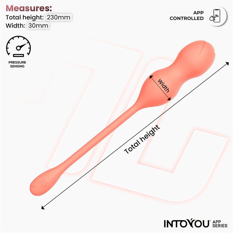 Κολπικές Μπάλες IntoYou App Series Kyra Pelvic Floor Trainer Πορτοκαλί Intoyou Κολπικές Μπάλες IntoYou App Series Kyra Pelvic Floor Trainer Πορτοκαλί Κολπικές Μπίλιες