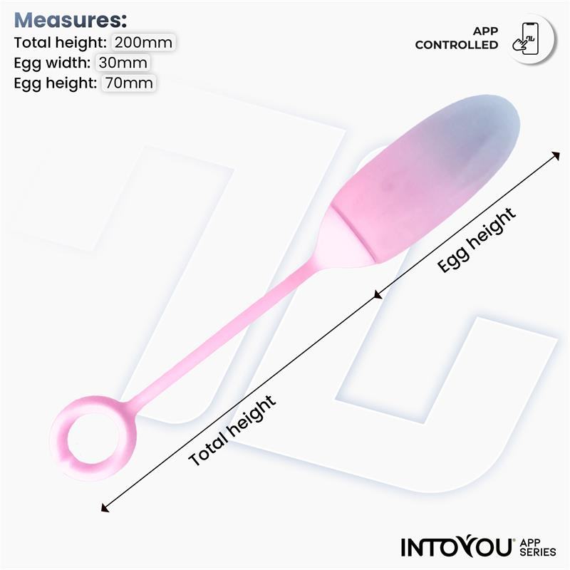 Pretty Love Δονούμενο Αυγό IntoYou App Series ActiveJoy Ροζ Δονούμενα Αυγά
