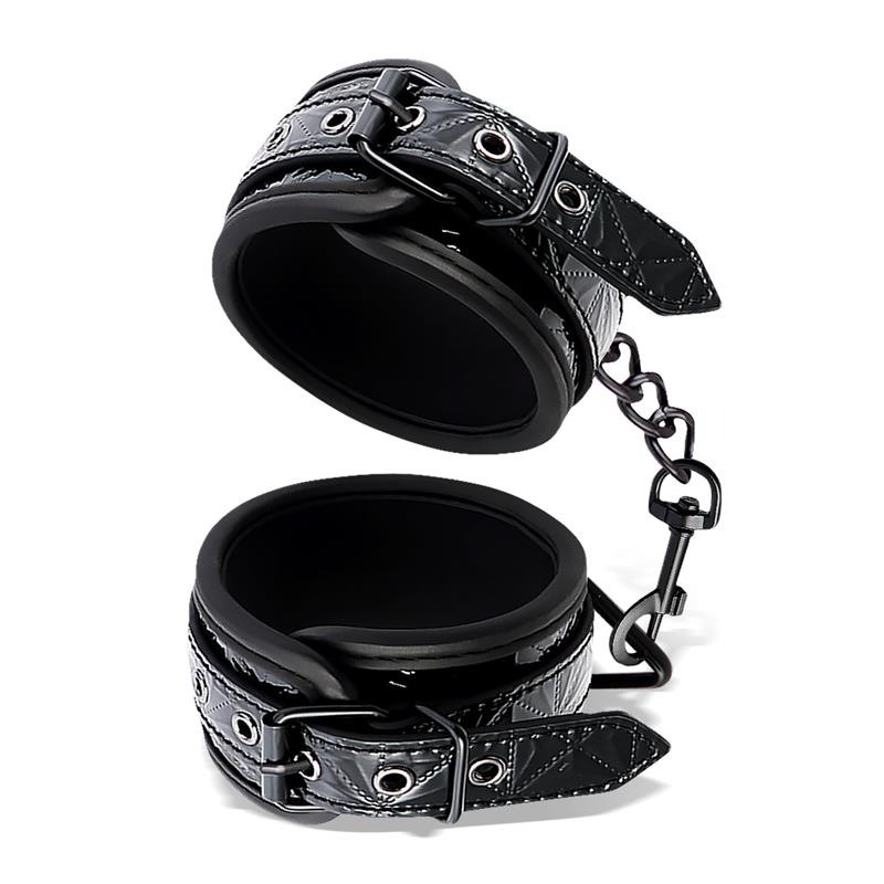 Ποδοπέδες Intoyou Sapphire Μαύρες Intoyou Ποδοπέδες Intoyou Sapphire Μαύρες Δερμάτινες χειροπέδες