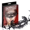 Intoyou Eye Mask Intoyou Venetian Fellicia Mask No.1 Black Masks & Blinfolds