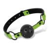 Intoyou Φίμωτρο Φωσφοριζέ Intoyou Breathable Ball Gag Μαύρο Φίμωτρα