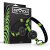 Intoyou Φίμωτρο Φωσφοριζέ Intoyou Breathable Ball Gag Μαύρο Φίμωτρα