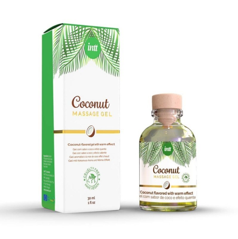 Ερωτικό Θερμαντικό Λάδι Μασάζ Vegan Intt Coconut 30ml