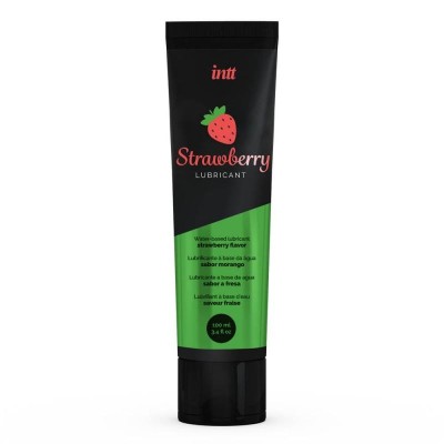 Water Based Lubricant Intt Strawberry 100ml Water Based Lubricant Intt Strawberry 100ml