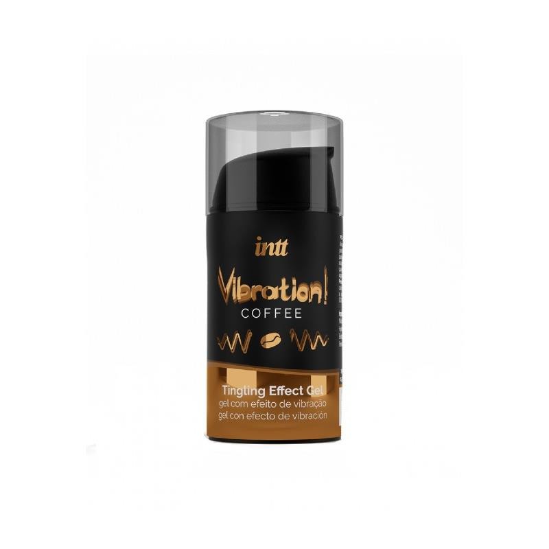 Intt Stimulating Gel Intt Vibration Heat Effect Coffee Flavor 15ml Stimulants
