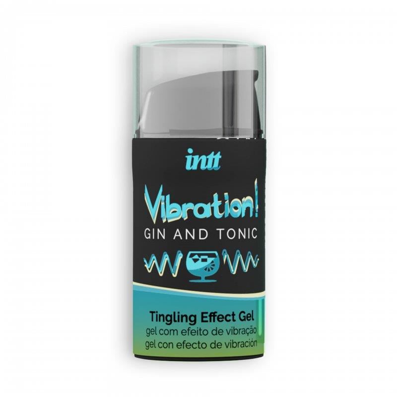 Intt Stimulating Gel Intt Vibration Heat Effect Gin and Tonic 15ml Stimulants