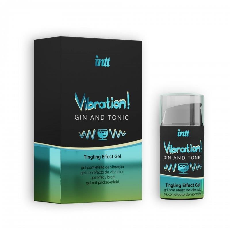 Intt Stimulating Gel Intt Vibration Heat Effect Gin and Tonic 15ml Stimulants