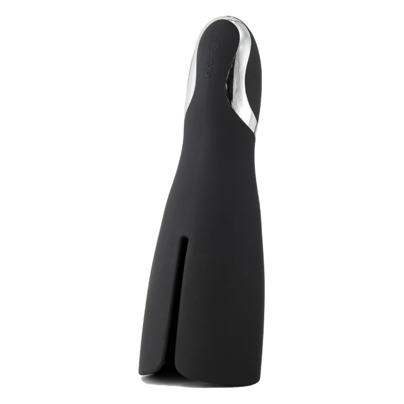 Naghi Vibrating Stroker Naghi No 44 Black Vibrating strokers