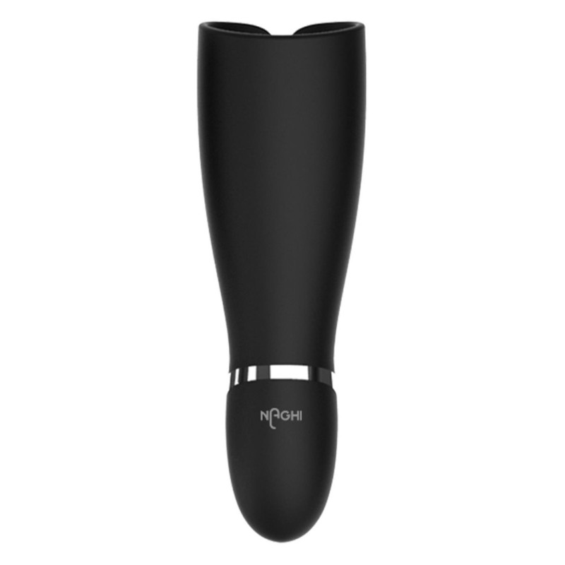 Naghi Vibrating Stroker Naghi No 44 Black Vibrating strokers
