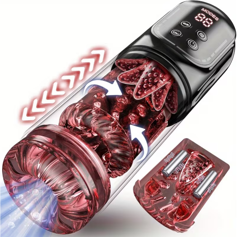 Smart Stroker with App Control & Multi-Action Modes Love Market Black